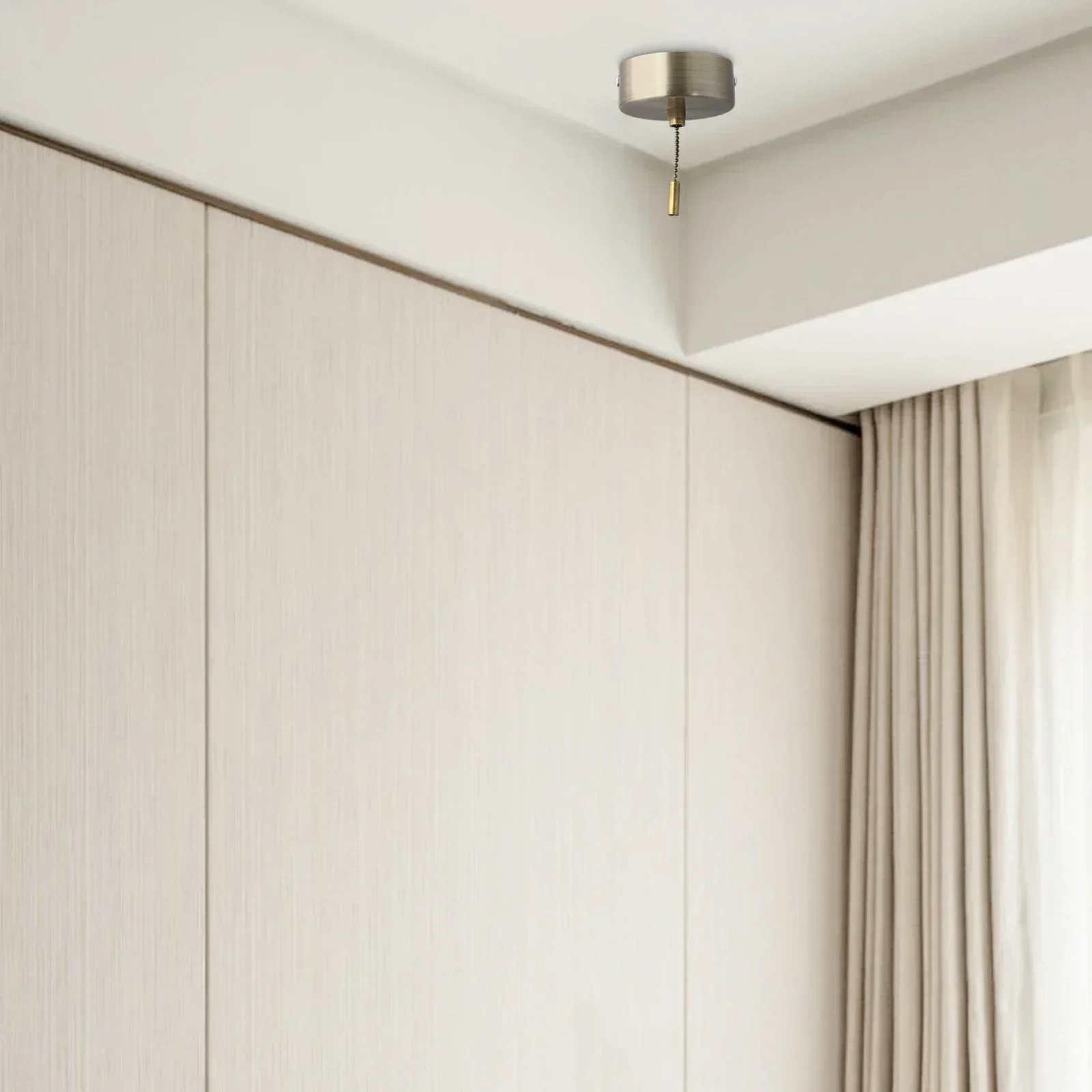 Chain Set Switch Bathroom Light Control Easy Integration Effortless Light Control Comfortable Operation Pull Cord Switch