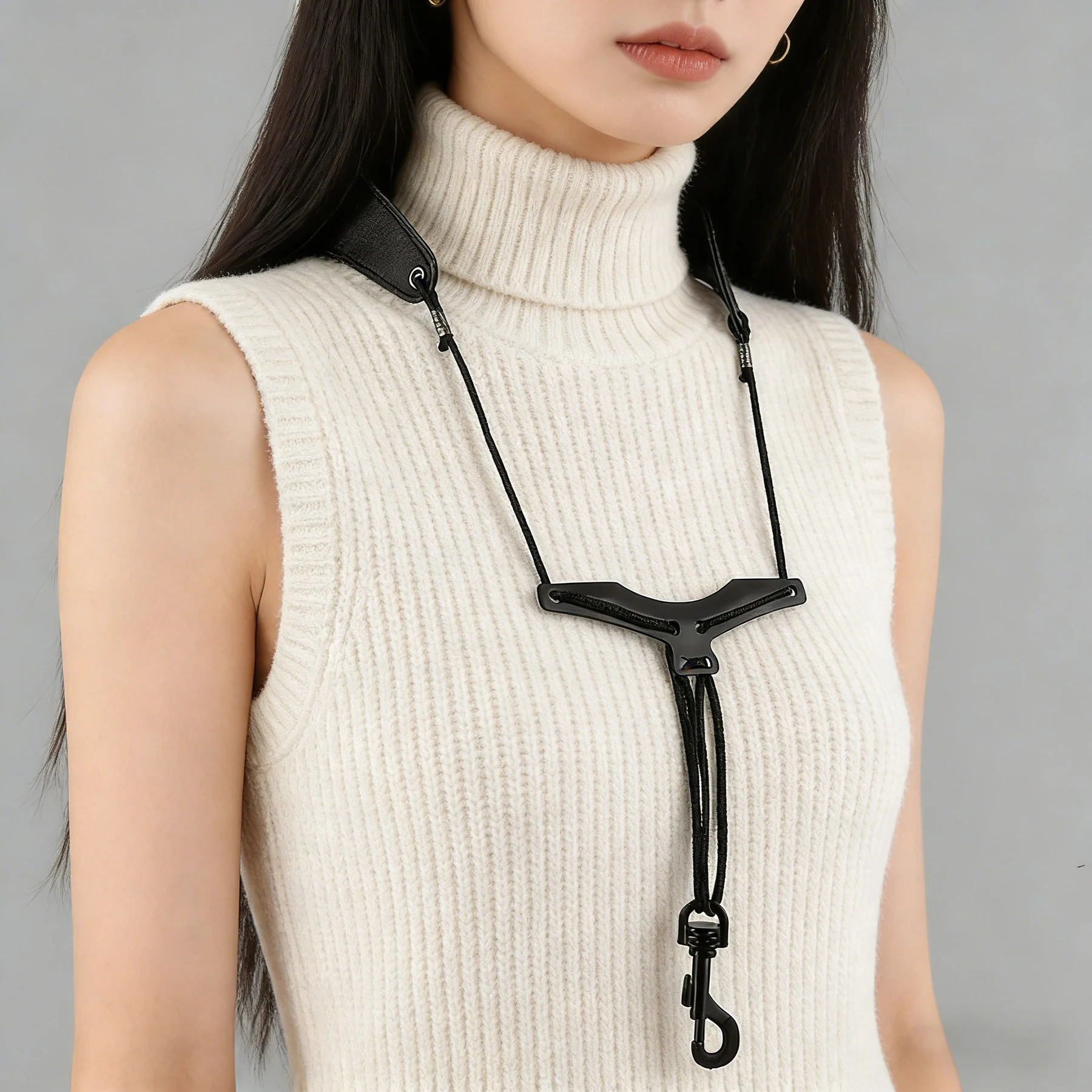 JEK Saxophone stress relief Straps Eb Alto Bb Soprano Tenor Hanging Strap Halter Straps Bird shaped crossbeam.