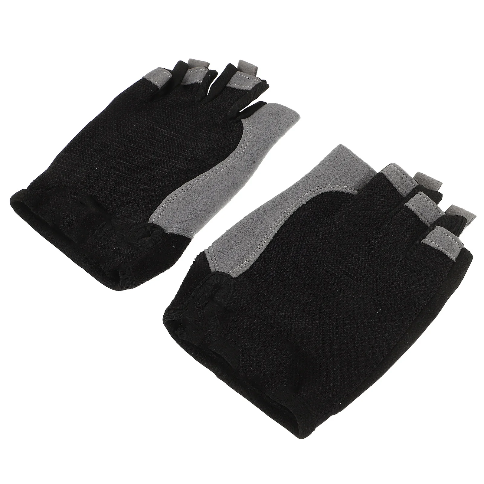 

1 Pair Anti-Slip Cycling Gloves Men Breathable Half-Finger Outdoor Sports Gloves For Mountain Bike Fitness Camping Workout
