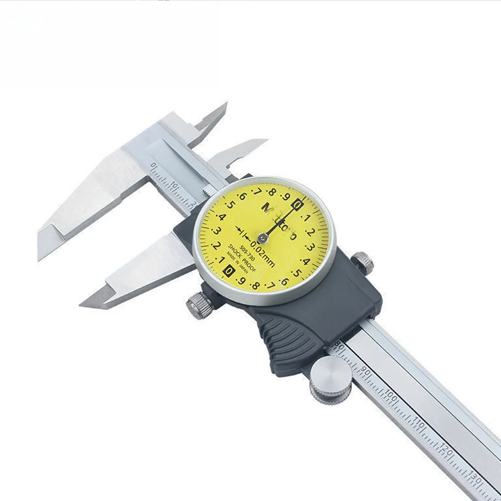 Japan Original CNC 505-681 0-150mm 0.01mm Shockproof Stainless Steel Dial Vernier Caliper Industrial Precision Measuring Tool