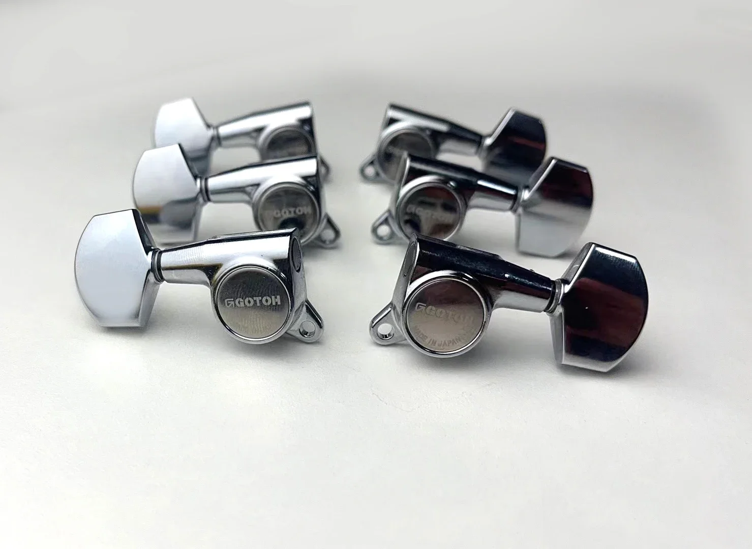 

Original GOTOH SG381-01 Electric Guitar Machine Heads Tuners ( Chrome ) Tuning Peg MADE IN JAPAN {Without box}