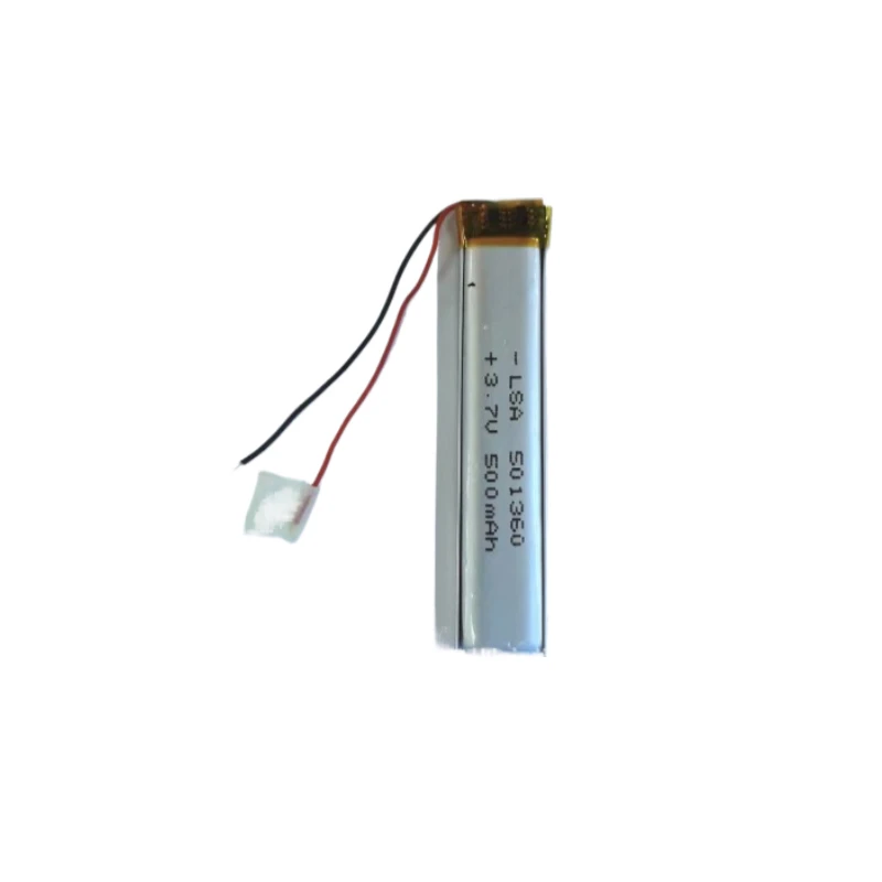 501360 3.7V 500mAh  Polymer Lithium Battery For Recording pen Laser pointer LED Light Bar Portable DVD Speaker High Quality