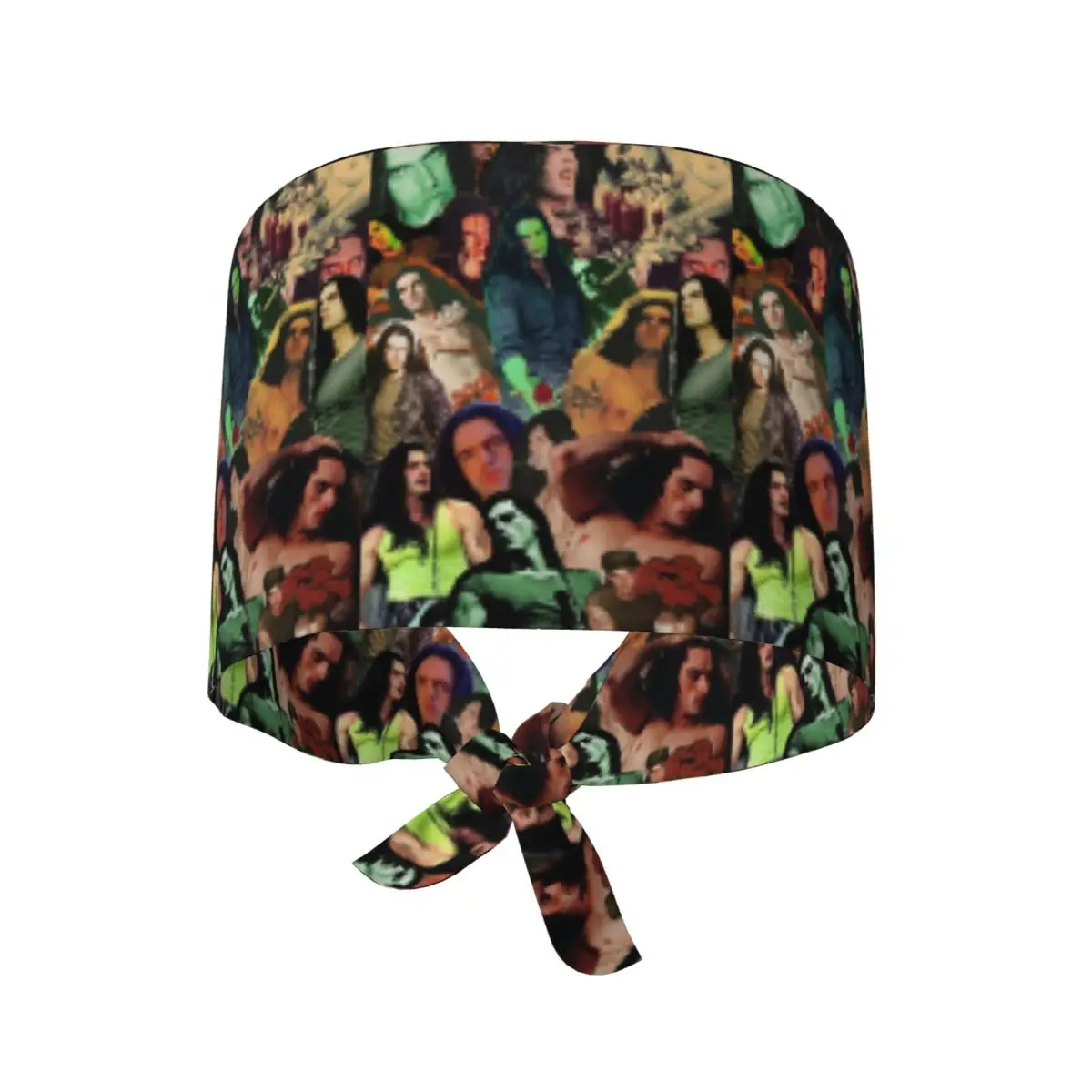 Type O Negative Peter Steele Dark Goth Scrub Hat Doctor Working Surgical Cap Men Women Adjustable Nursing Caps for Dentist