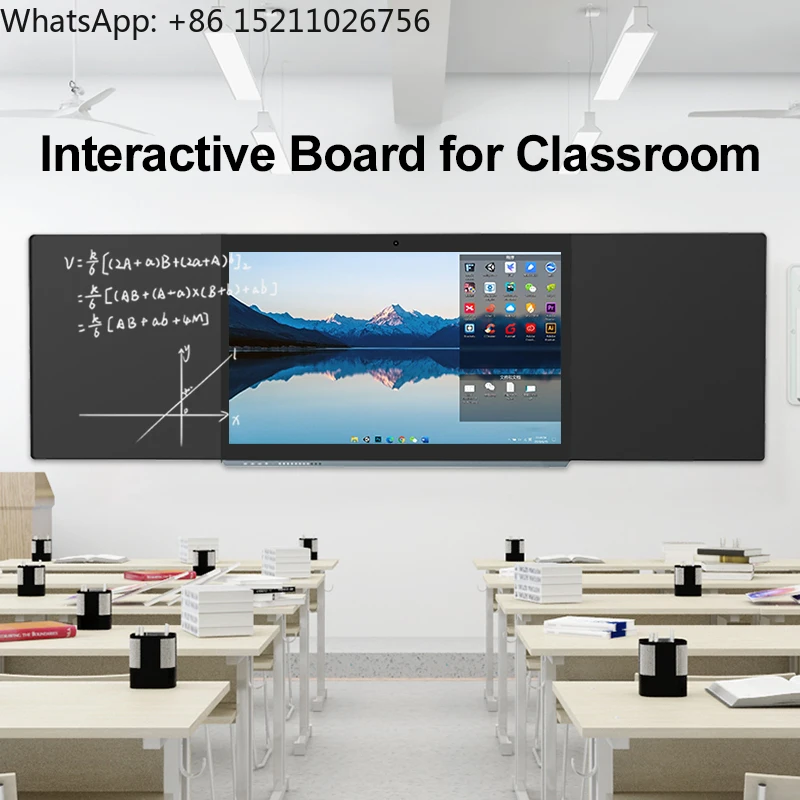 4k Resolution Android 98 Inch Touch Screen Smart Board Interactive Boards for Schools