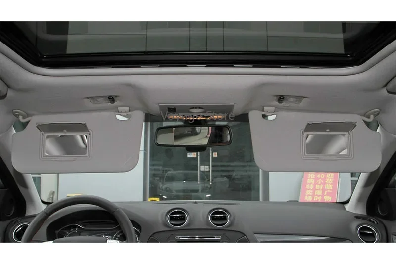 مناسبة لفورد 12-18 جديد الثعلب الشمس قناع الغرور مرآة الشمس درع هاتشباك ثلاثة صناديق لفوز السائق الرئيسي #3