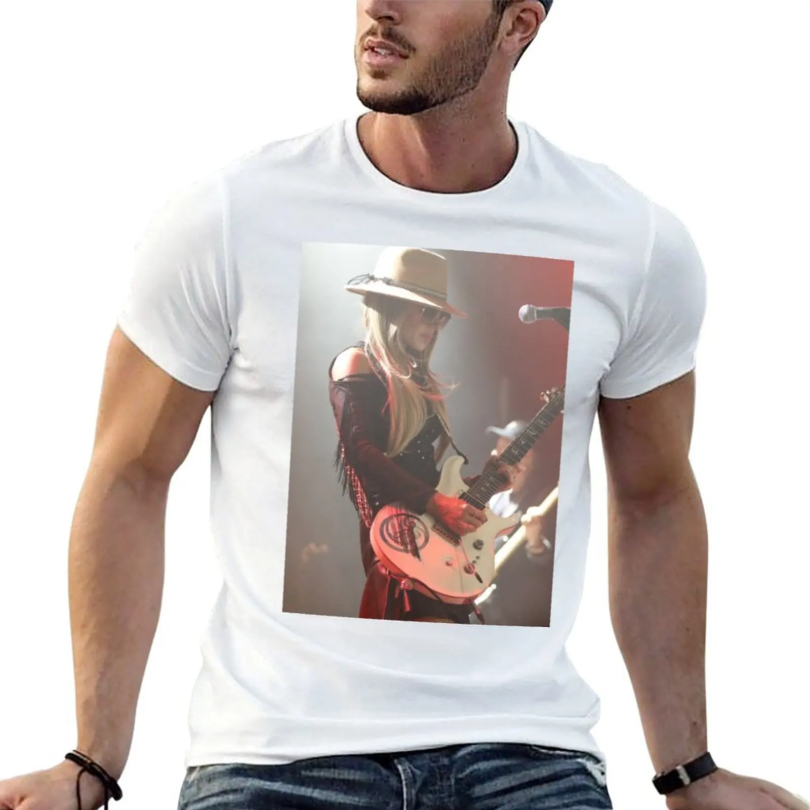 Orianthi - Six-String Queen T-Shirt vintage t shirts summer 2026 big and tall t shirts for men