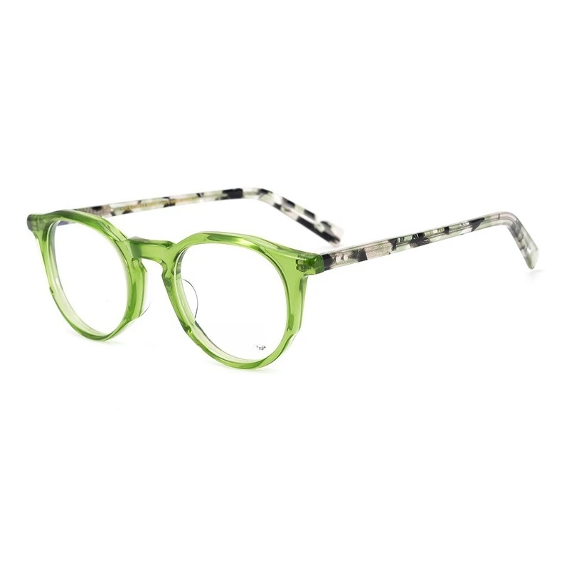 

Light luxury retro round glasses frame, Japanese handmade myopia glasses frame