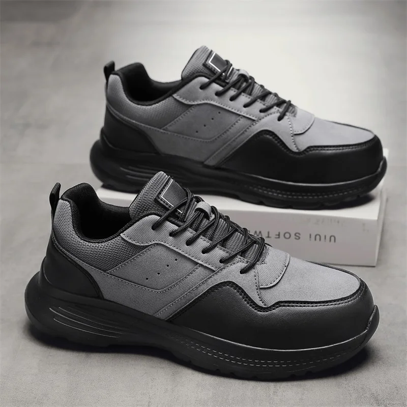 

Casual sports shoes men's four season comfortable outdoor thick soled light anti slip fashion versatile wear-resistant sneakers