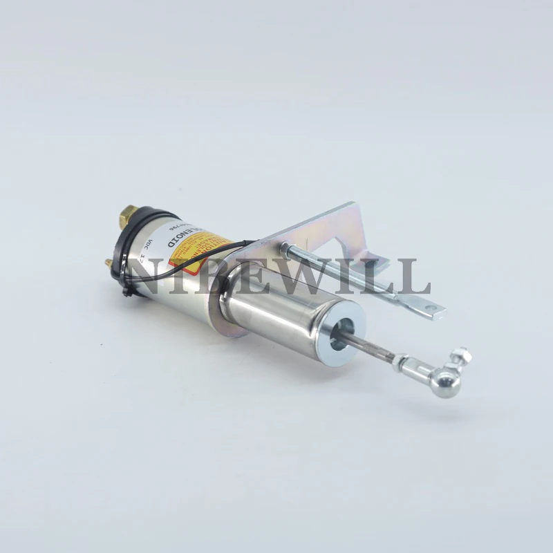 Engine accessories for Cummins 6BT generator shutdown solenoid valve A044F796 12V view 3
