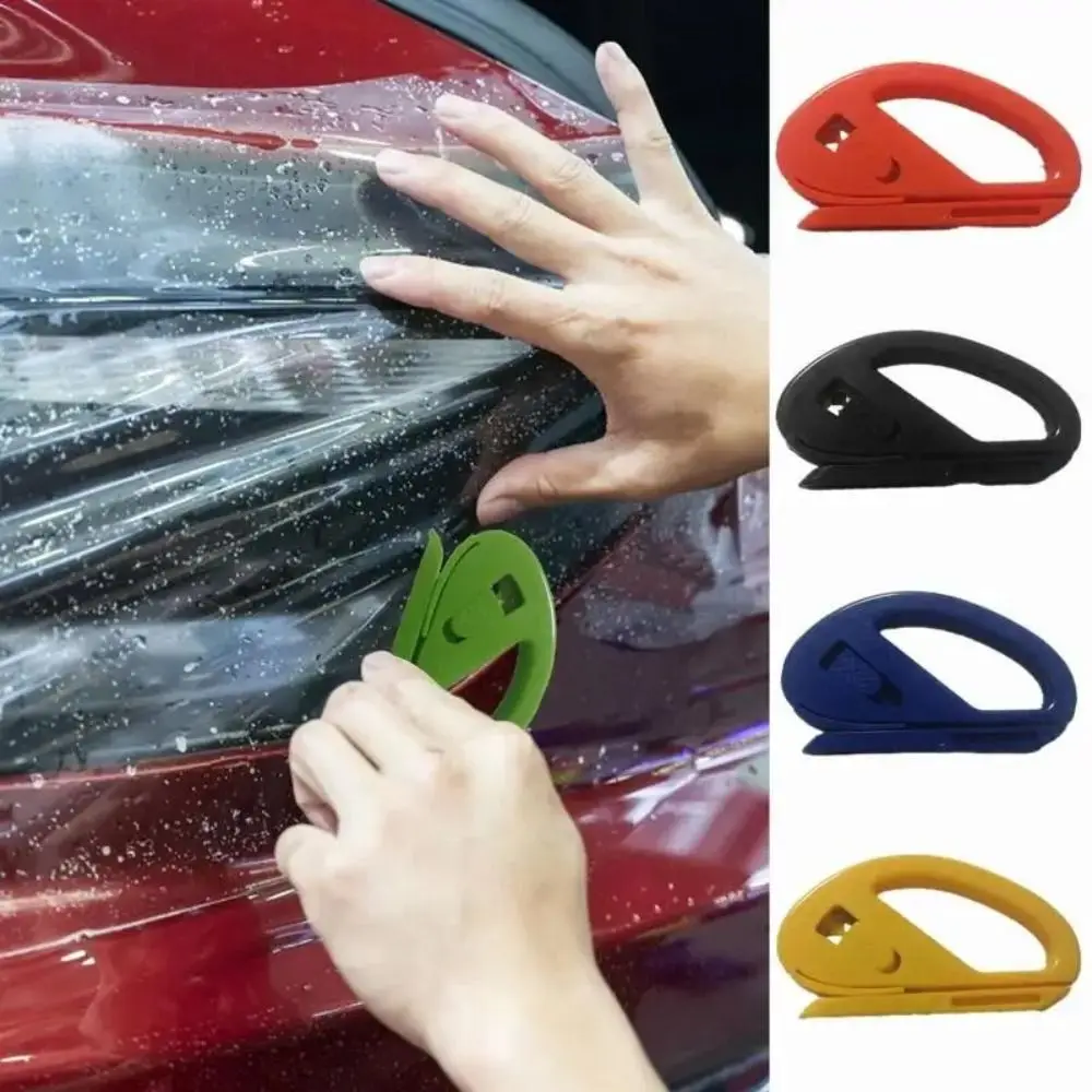 Herramienta cortadora de película de acero inoxidable para vehículo, cortador de película de vinilo portátil para envoltura de coche, cuchillo de corte de película de ventana de fibra de carbono de tinte, nuevo