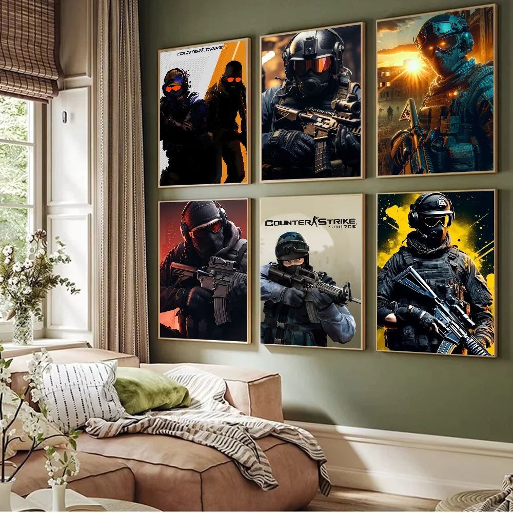 Game C-Counter S-Strike 2 Poster Prints Artwork festival Bedroom Club living room Home Deco