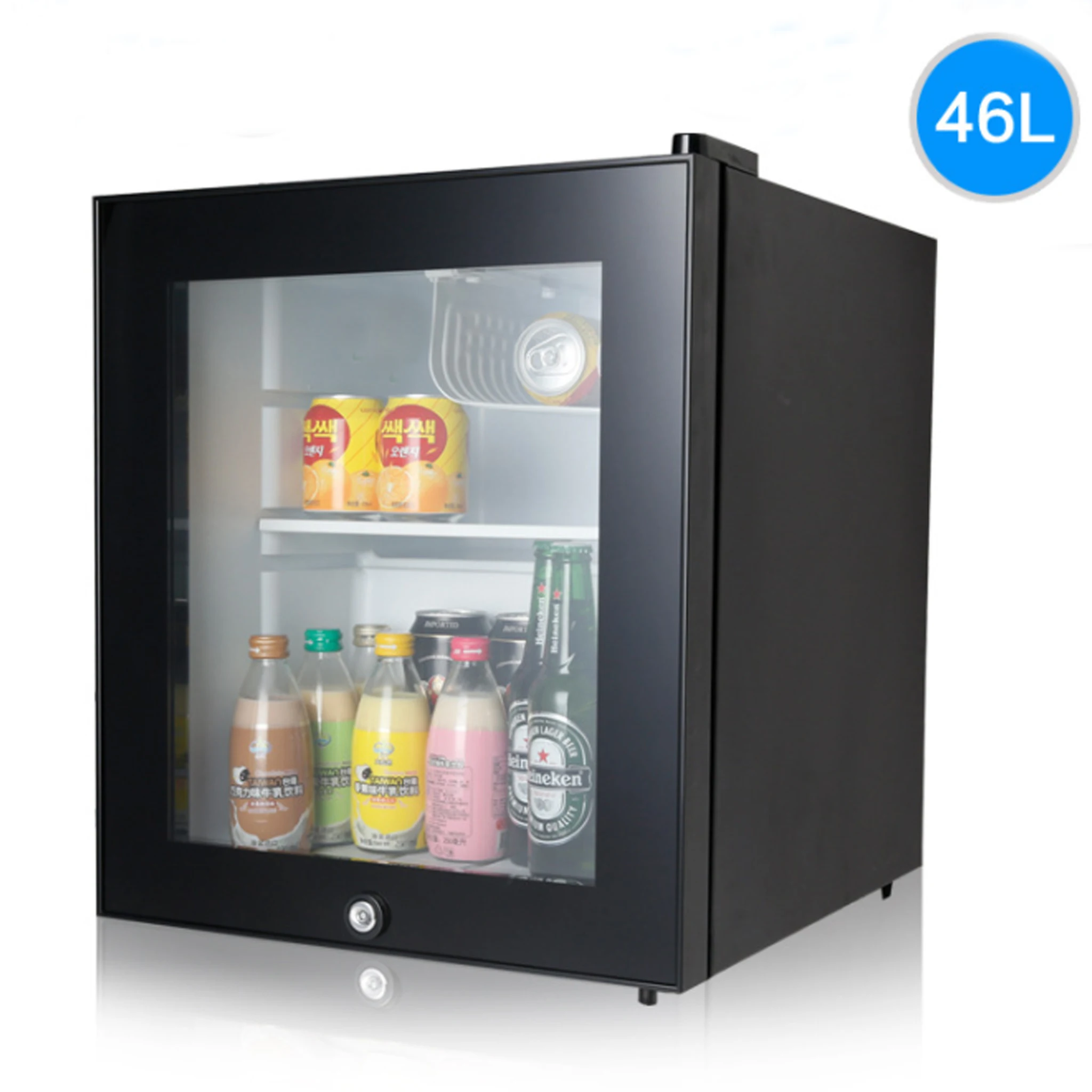 Portable MINI Fridge 46L Small Refrigerator And Freezer  MINI Fridge Refrigerator Home