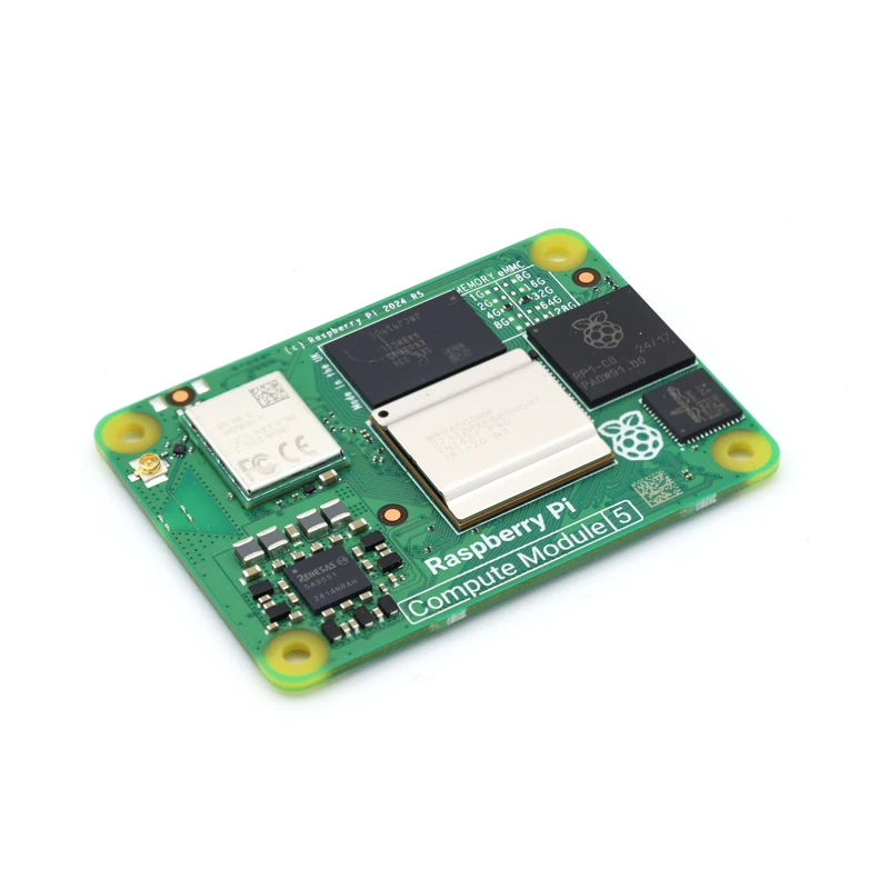 New Arrival Original Raspberry Pi CM5 Compute Module 5 Broadcom BCM2712 2GB/4GB/8GB/16GB RAM 2.4/5.0GHz WiFi Bluetooth 5.0