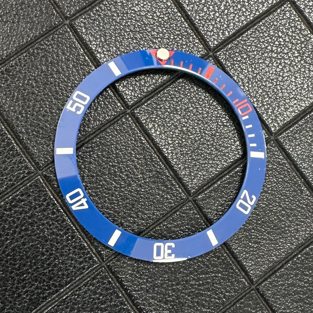 38mmx30.5mm Ceramic Watch Bezel Insert For Mod SUB Bezel Fits 40mm Men's Watch Face Watchens Ring Replace Accessories