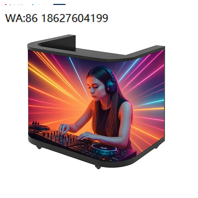 high resolution full color cinema events Customized Flexible Curve LED Display for Event Booths P2P4 P3 Pitch 8K Resolution Mov