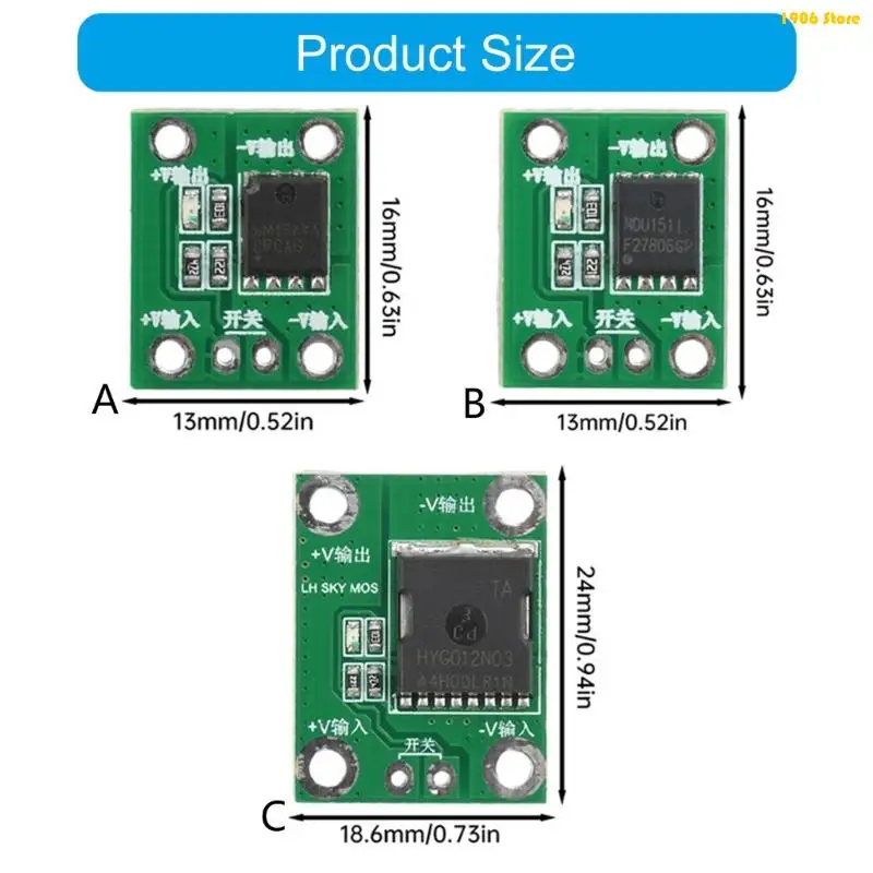 U1JB 100A 50A 20A High Load MOS -модуль драйвера идеально подходит для технического профессионала