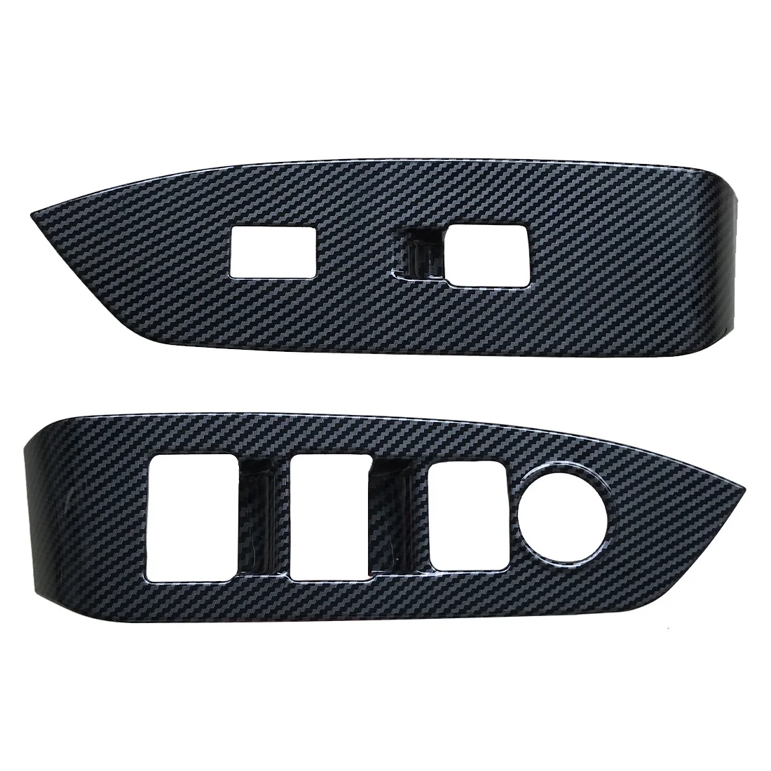 4pc Carbon Fiber Color Automobile Door Window Control Panel Cover Trim for Mazda CX-5 CX5 2017-2022 North American Version