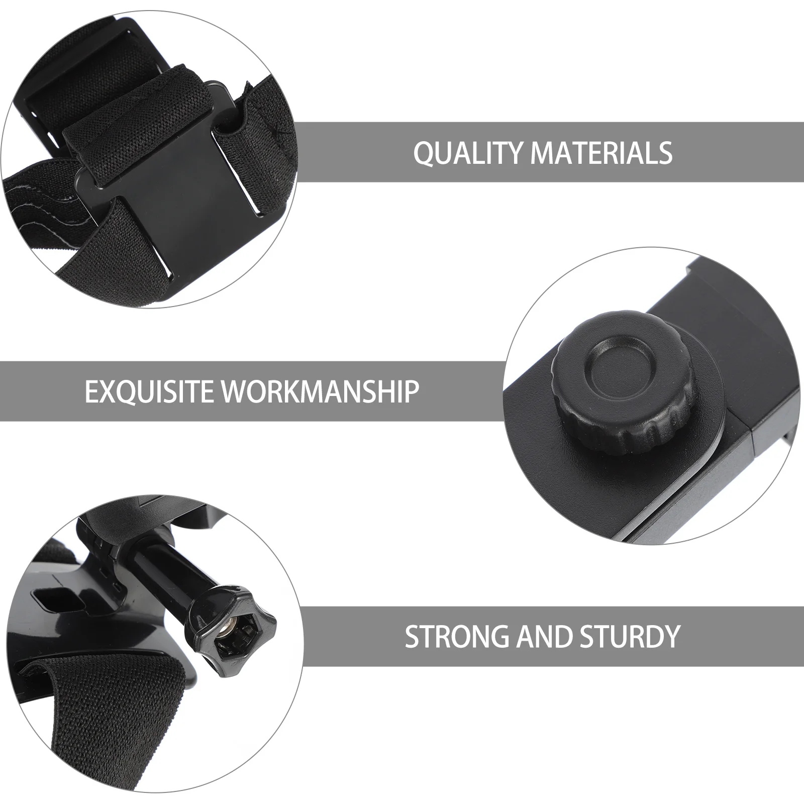 

1Set Head-Mounted Mobile Phone Holder Adjustable Cellphone Support First-Person View Video Shooting Sports Camera Holder Phone