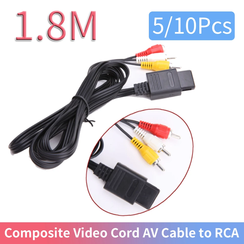 5/10Pcs 1.8M Rca Ca…