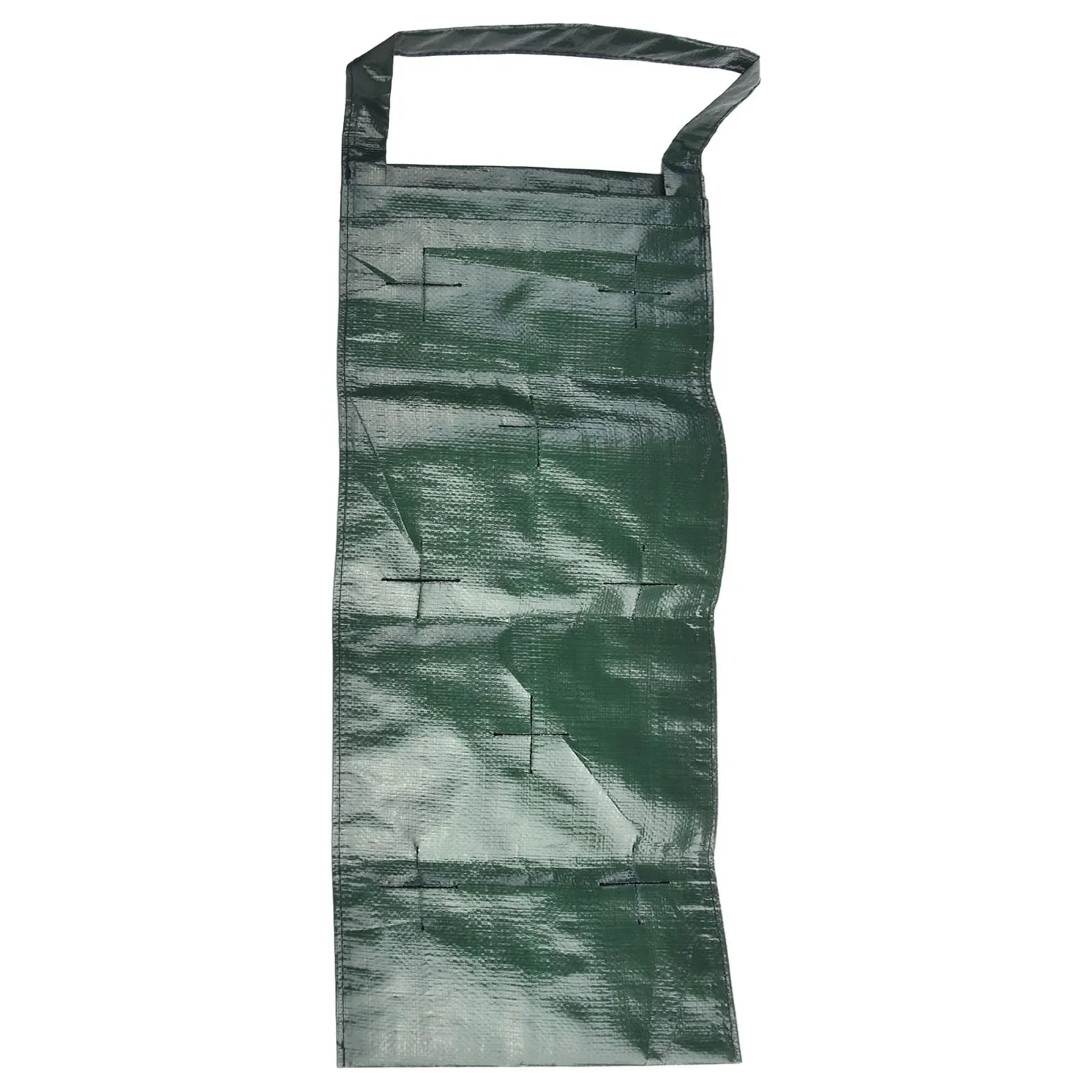 Bolsa de cultivo colgante de pared de tela con 8 agujeros, maceta para vivero de hierbas y fresas, contenedor de cultivo de vegetales y flores para