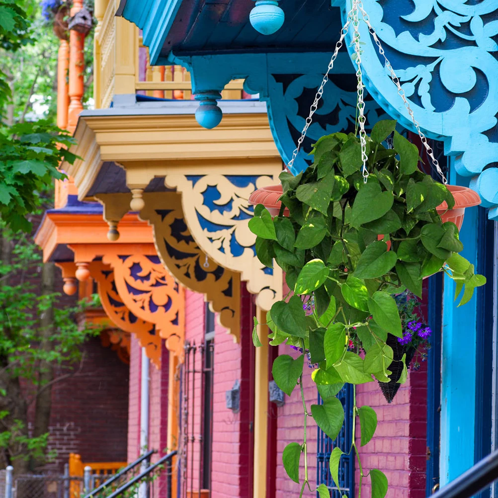 

1Set Hanging Planter High-Grade Material Flower Pot for Home Garden Decorative Plants Balcony Courtyard Indoor Outdoor Space