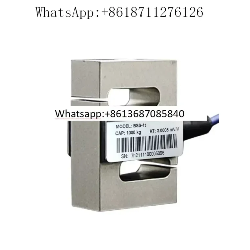 1pcs USA Genuine BSS Tensile and Compression Load Cell High Precision Force Measurement Sensor 500kg 1T Industrial Weighing