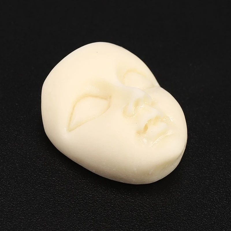 10Pcs Mini Masks Resin Mask Flatback Cabochon Beige Girl Face Flatback Scrapbooking Diy Hair Bow Center Crafts Making Drop Ship