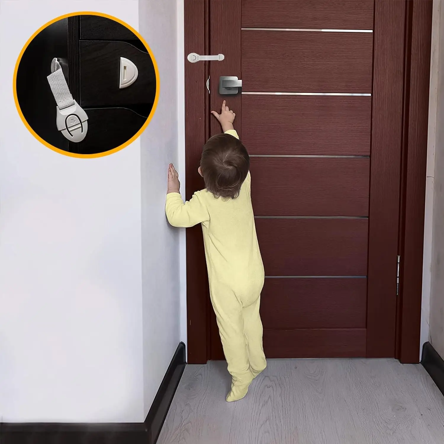 1/5/10-Pack Child Safety Cabinet Locks Baby & Pet Anti-theft Safety Protectors Plastic Drawer Door Lock Children & Baby Products
