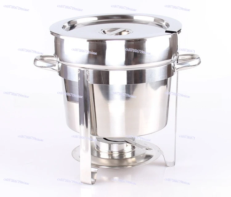 11-Liter stainless steel self-service soup stove with electric heating plate