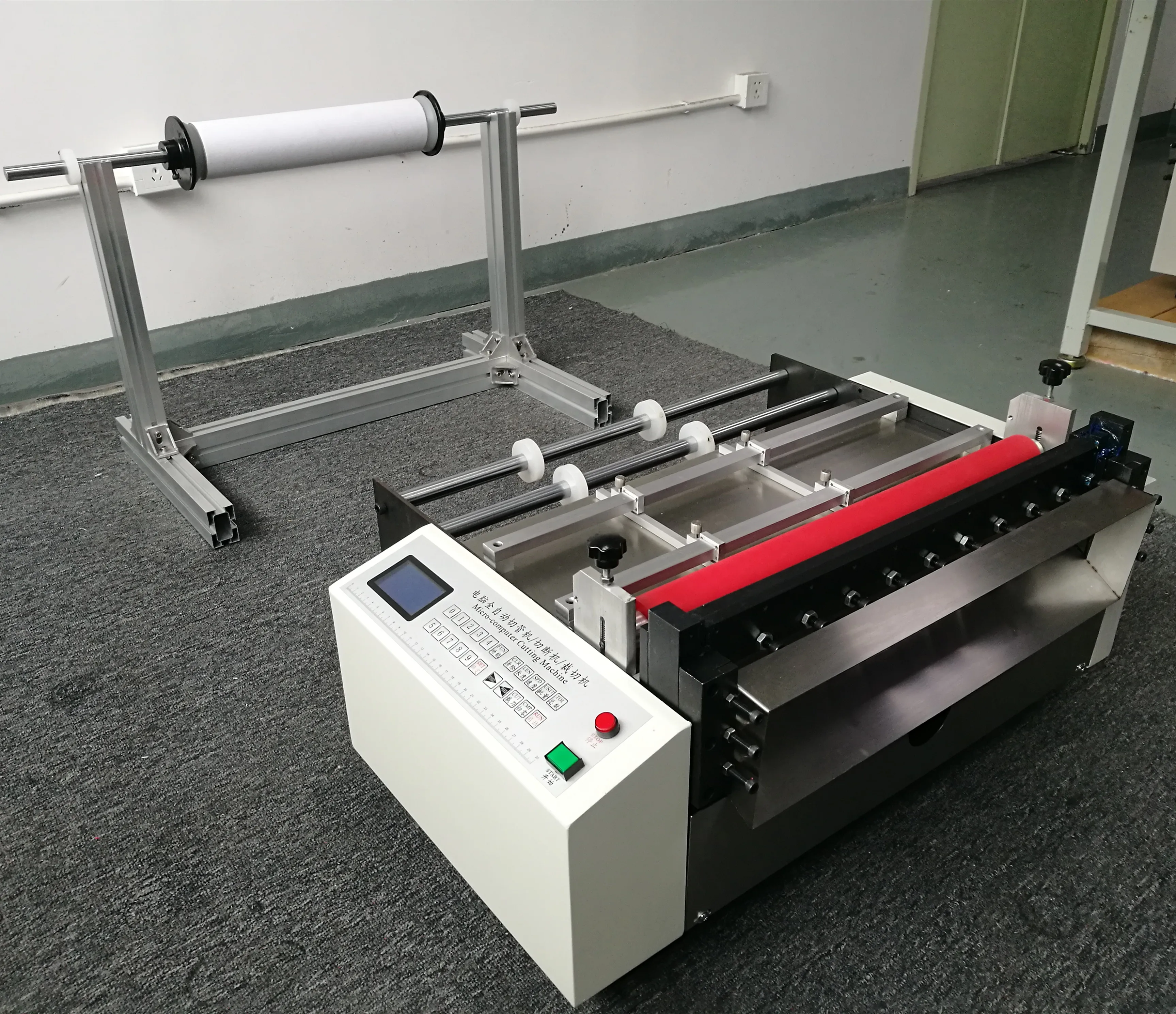Automatic Plastic Film Roll Cutting Machine Pvc Slitting Machine