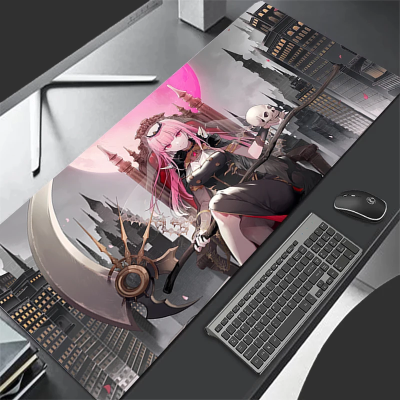 

Mousepad Computer Gaming Accessories HD Keyboard Pad Office Hololive Mori Calliope PC Rubber Mouse Pad Decoracion Desk Mouse Mat