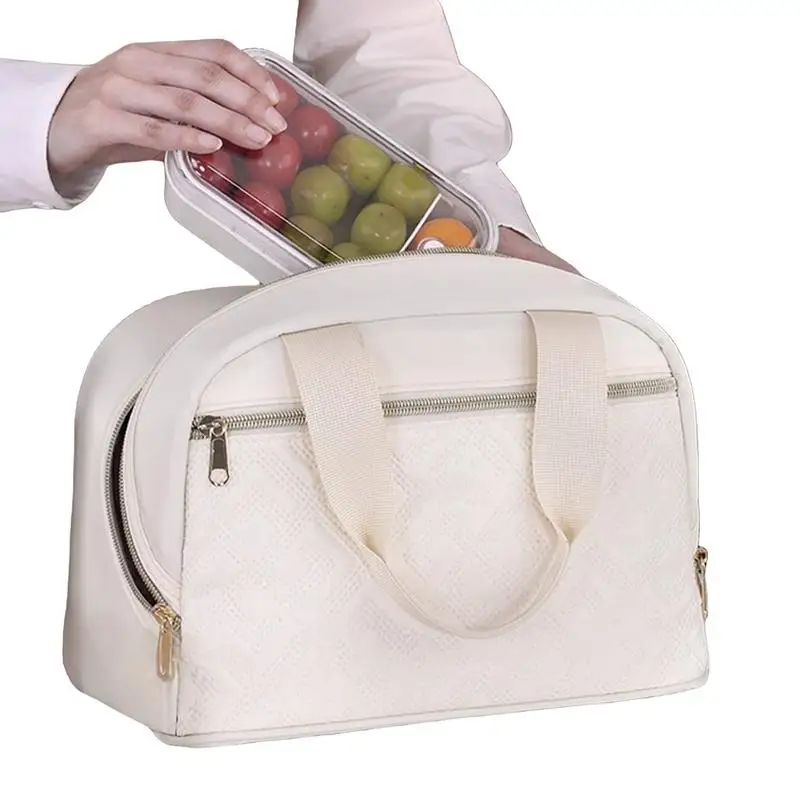 Insulated Lunch Bag Large Lunch Box Container Reusable Reusable Thermal Containers Soft Ergonomic Tote For Work Adults Girls