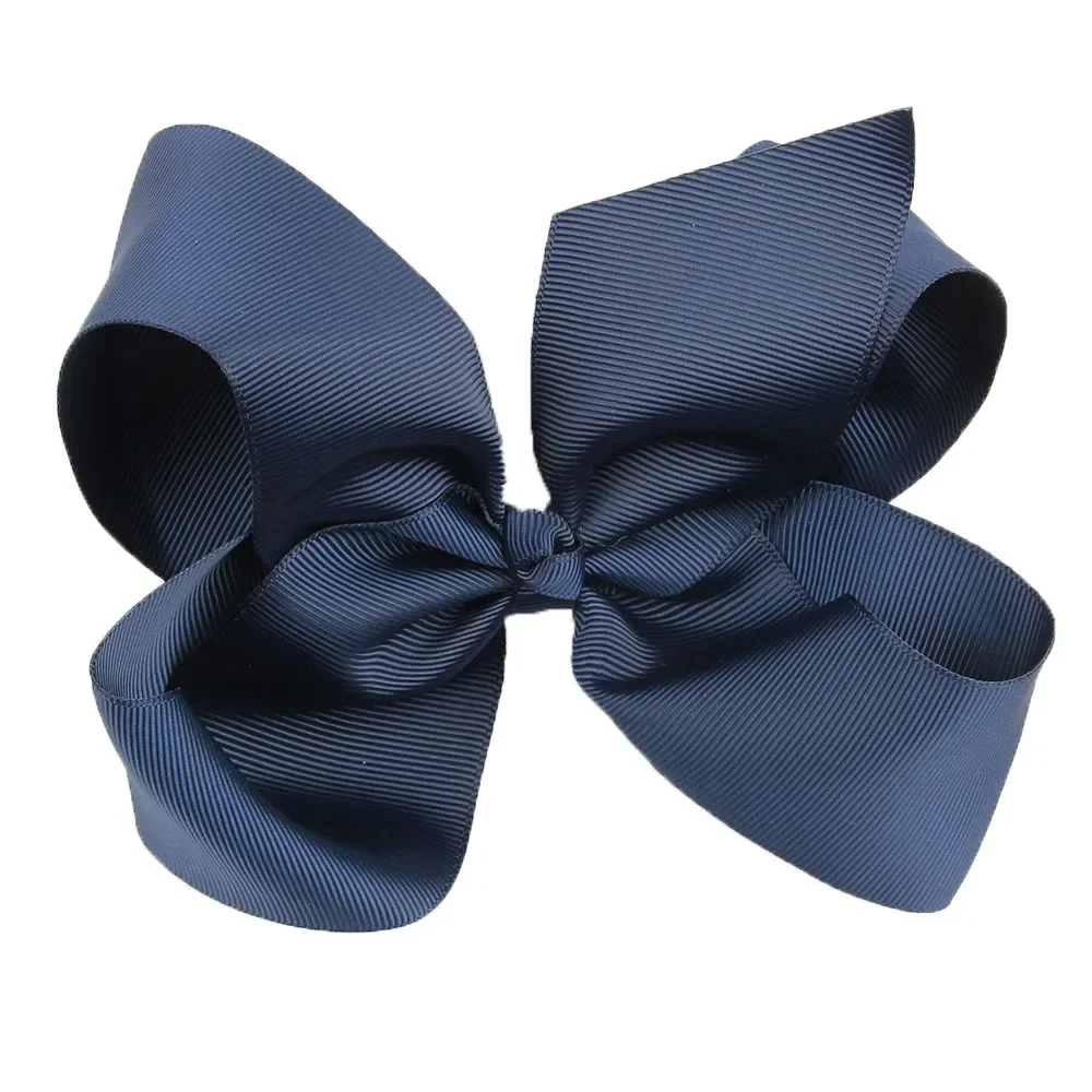 1PCS 6 Inch Boutique Big Ribbon Bows Hair Clips for Baby Girls Barrettes Children Accessories Hairpins Headwear Photo Props