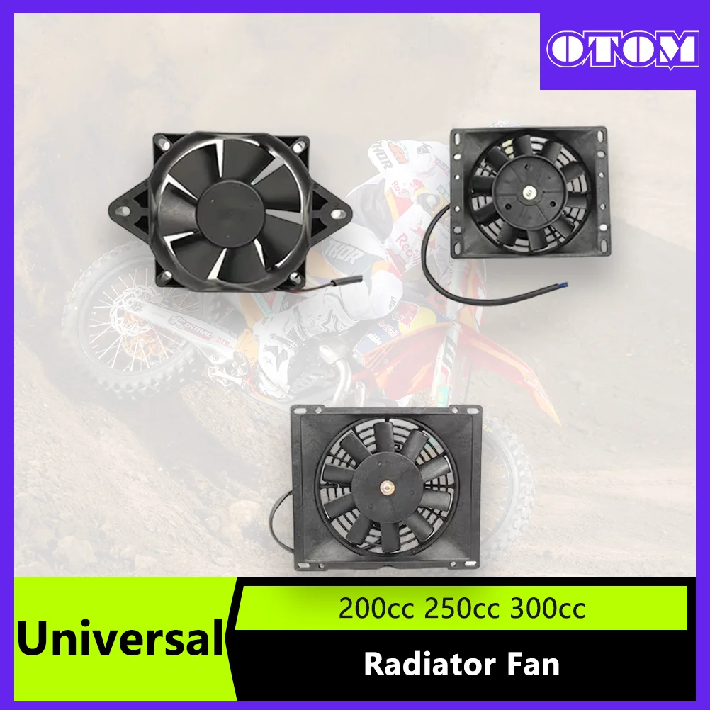 

Вентилятор охлаждения радиатора OTOM для мотокросса, универсальный вентилятор радиатора 200cc 250cc 300cc для HONDA KAWASAKI SUZUKI KTM YAMAHA