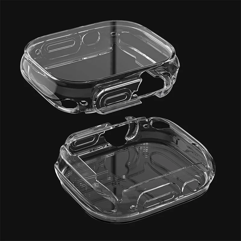 TPU-Abdeckung für Apple Watch-Gehäuse Ultra 49 mm 41 mm 45 mm 44 mm 40 mm 42 mm 38 mm Stoßstange Displayschutzfolie für iWatch-Serie 8 7 6 5 4 3 SE