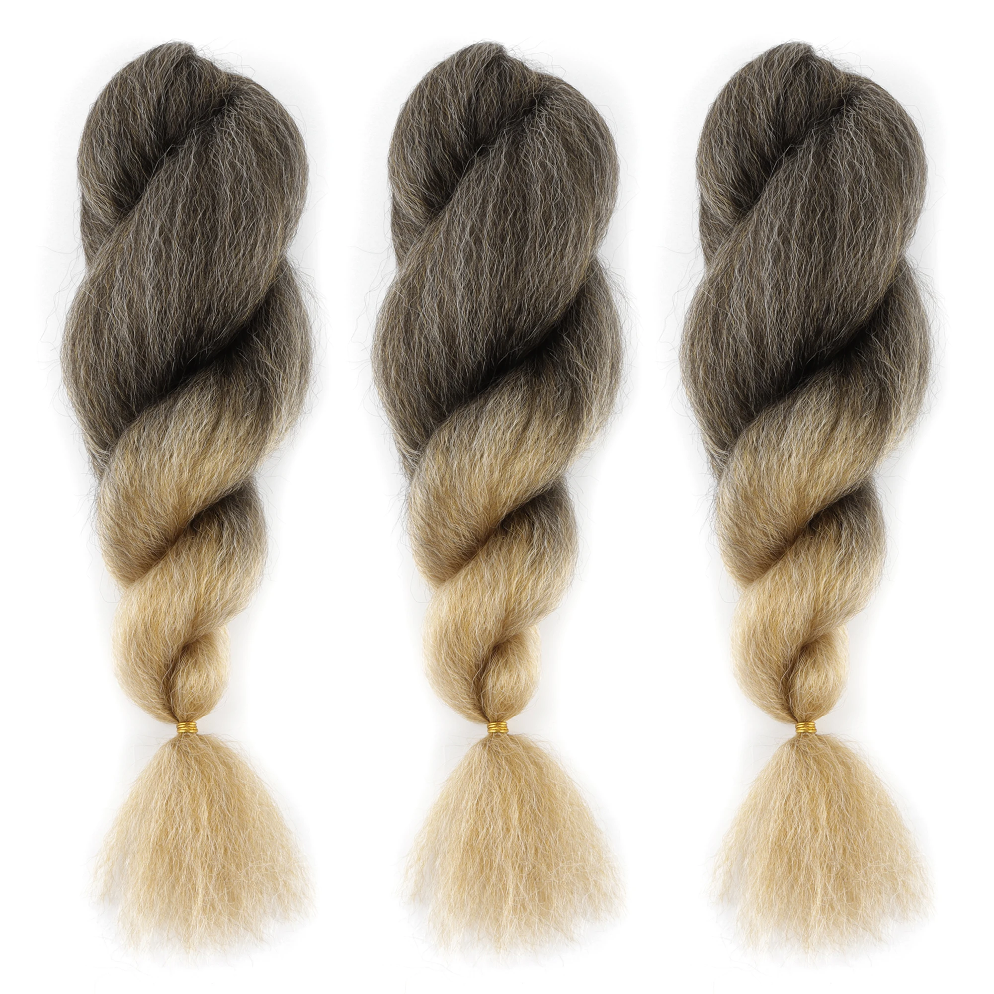 Orientfashion 26Inch Vixen Crochet Bulk Hair Synthetic Jumbo Braids Fluffy Yaki Straight Crochet Hair Afro Kinky Curly Braiding