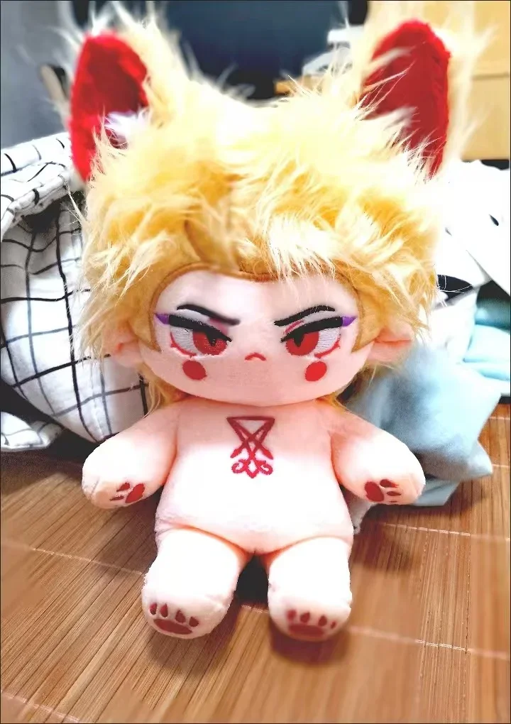 

Stuffed 20cm Game Identity V EHades Inn Lucifer Cosplay Plush With Skeleton Dolls Toys for Fan Collection Plush Birthday Gifts