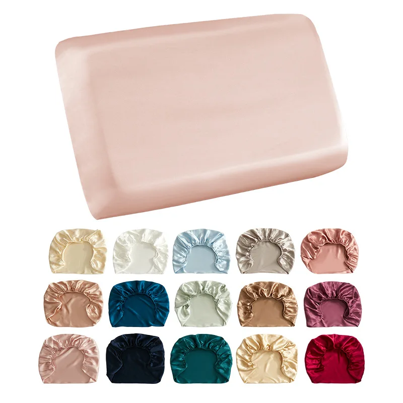 100% Mulberry Silk Pillowcase 16 Momme Full Envelope Stretch Pillow Cover for Memory Foam & Latex Pillow Hair Skin Care