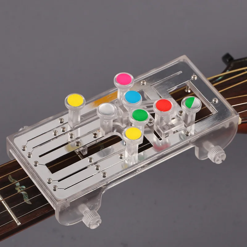 One-touch Guitar Chord Instrument Ukulele Practice Guitar Auxiliary Folk Guitar Chord Artifact Instrument Accessories