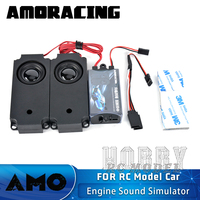 Engine Sound Simulator 10 Kinds of Sound Replacement for 1/10 1/8 1/6 RC Model Car Crawler Buggy Racing Accessories