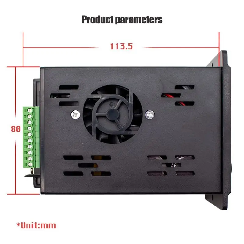 【Clearance Sale】220V Single-Phase Input Three-Phase Output Motor Driver Frequency Converter with Four-Digit Digital Display T13-