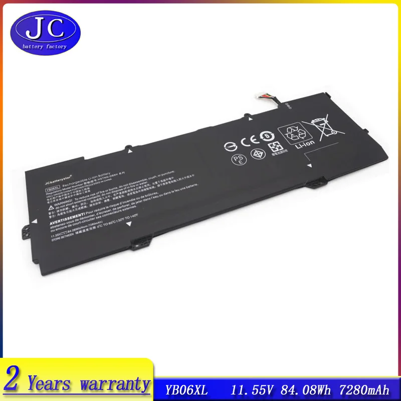 JCLJF YB06XL Battery For HP Spectre X360 15-CH002TX CH013TX CH070NZ CH034NG CH030NZ HSTNN-DB8H DB8V 928427-271 TPN-Q200