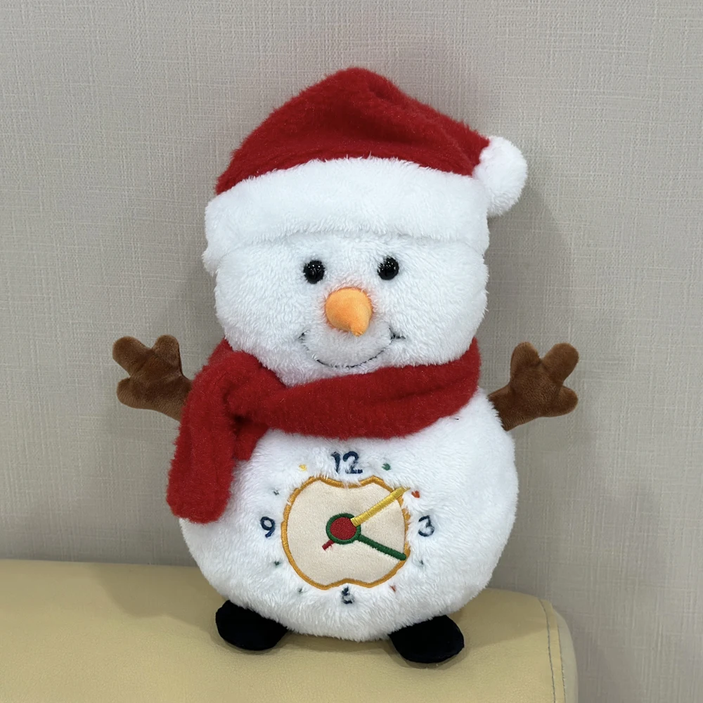 Reloj colgante de muñeco de nieve, reloj de pared electrónico de Navidad para el hogar, sala de estar, dormitorio, decoración de escritorio, alarma de diseño de Papá Noel