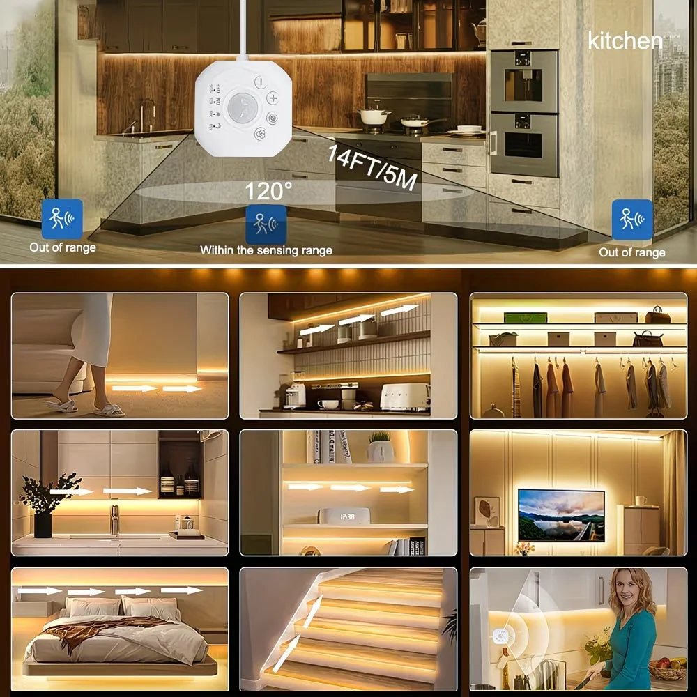 Taśma LED z czujnikiem ruchu,  – Outdoor Lighting Options recenzja i cena