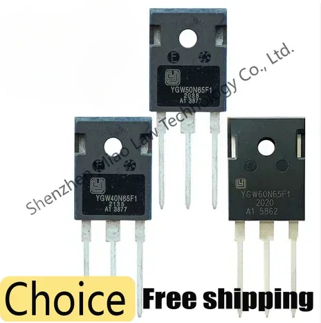 

5pcs/lot YGW40N65F1 YGW50N65F1 YGW60N65F1 YGW25N135F1 TO-247 In Stock