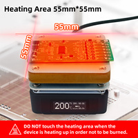 SEQURE-T55 Preheating Rework Station, Constant Temp, Adjustable Electronic Hot Plate for PCB, SMD Heating LED Lamp, Desoldering