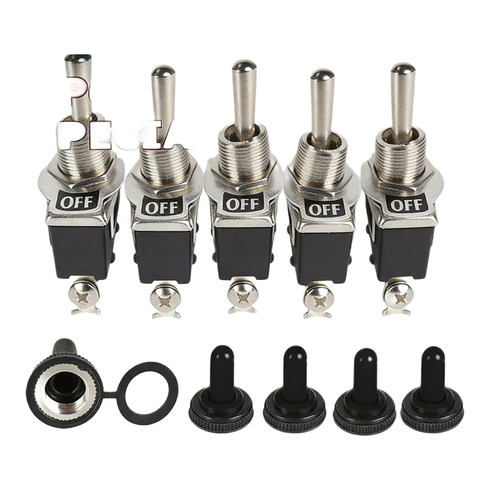Heavily Constructed Dual Terminal On/Off Control A Five Pack Water Resistant Solution For Diverse Electrical Uses