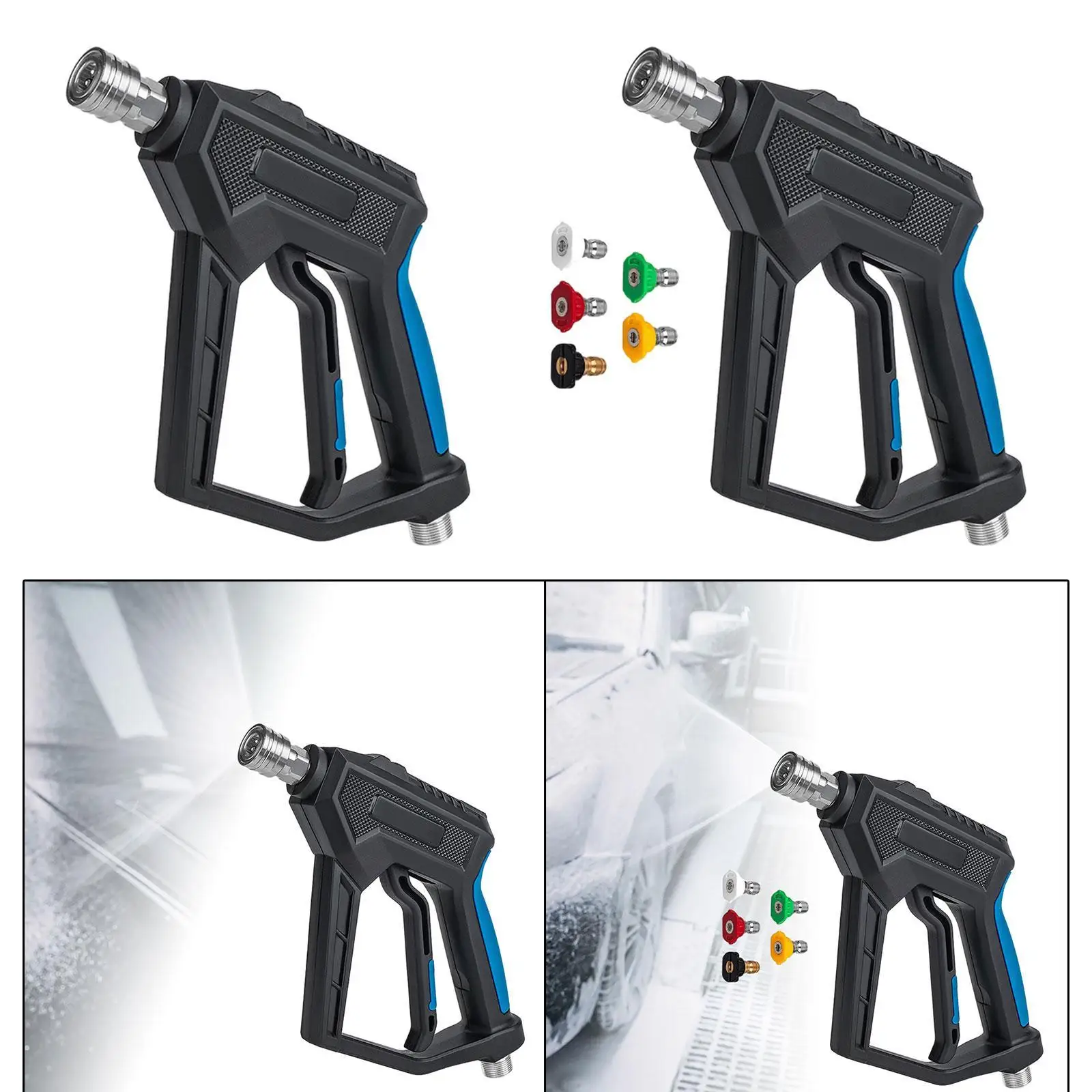 

Pressure Washer Spray M22 Attachment Power Washer for Outdoor Household RV