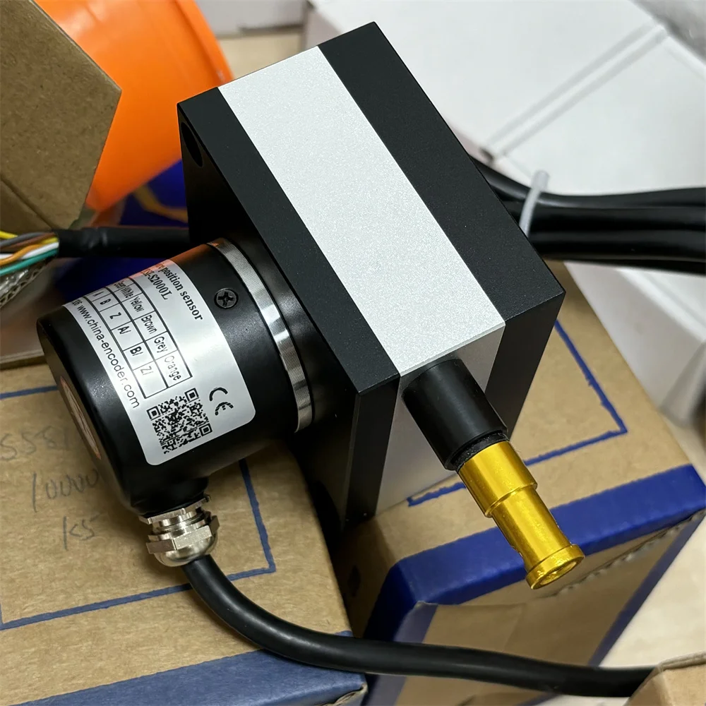 NPN إخراج 1000 مللي متر كابل التشفير استشعار الإزاحة 8-24Vdc CESI-S1000EC الخطي التشفير سلك الاستشعار