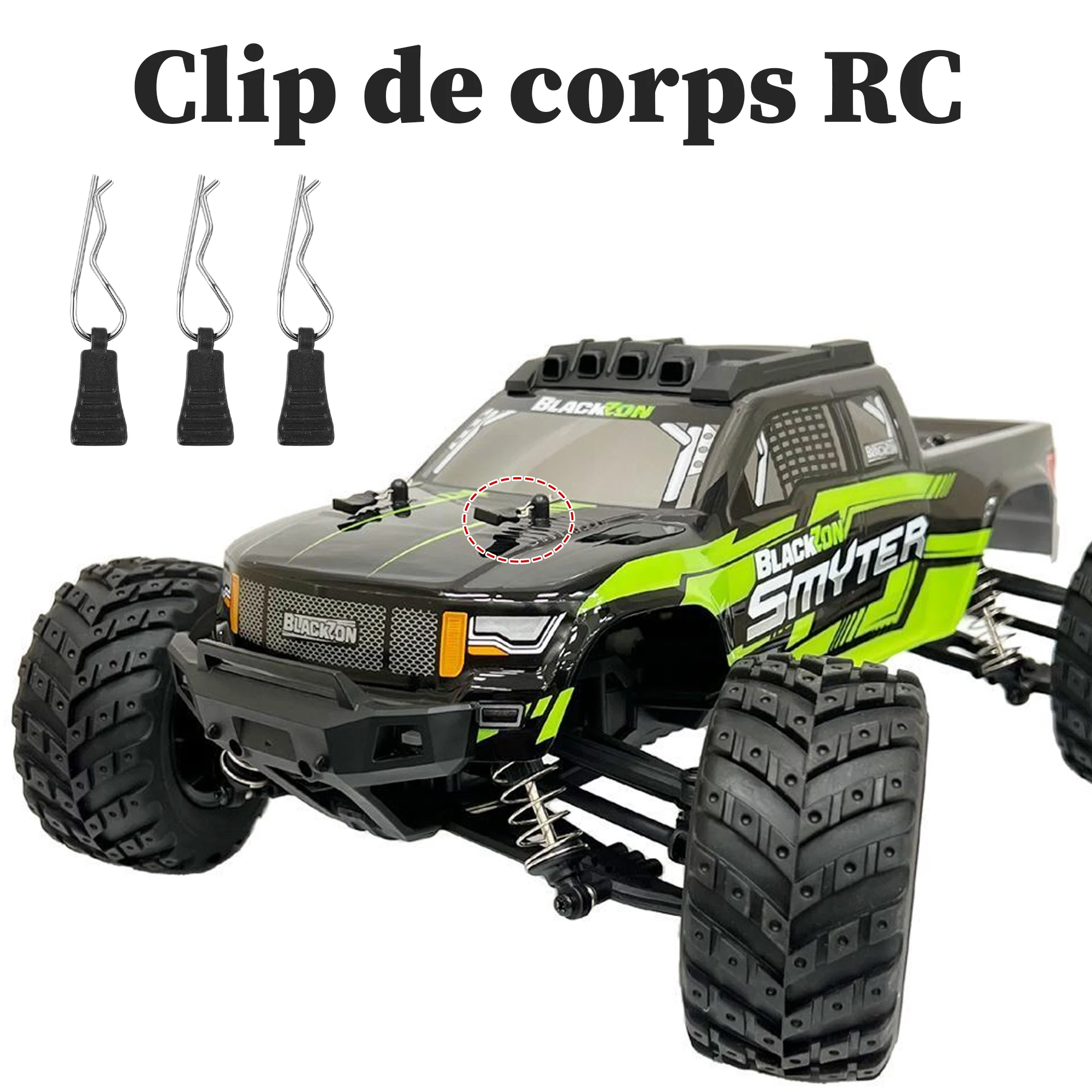 

RC Clips Pin RC Body Clips with Pull Tabs 20PCS Car Clips R Clips for 1/5 1/6 1/8 1/10 1/12 1/18 1/24 RC Car Toys Clip